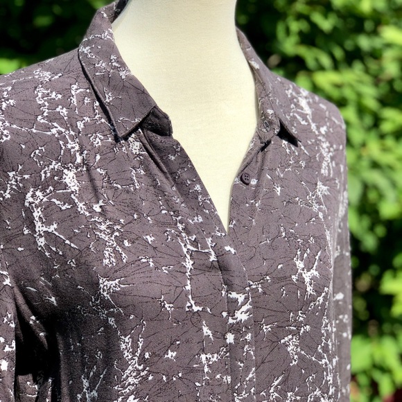 NWT Asos Vila Early Gray Shirt Dress Sz M - Picture 2 of 7